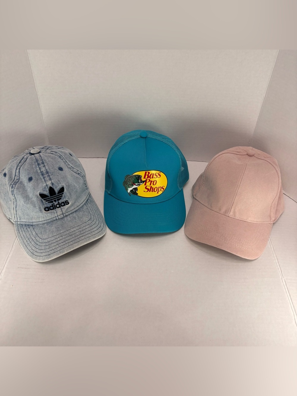 Adidas Bass Pro Shops David & Young Women’s Baseball Hats – Lot of 3 Adjustable